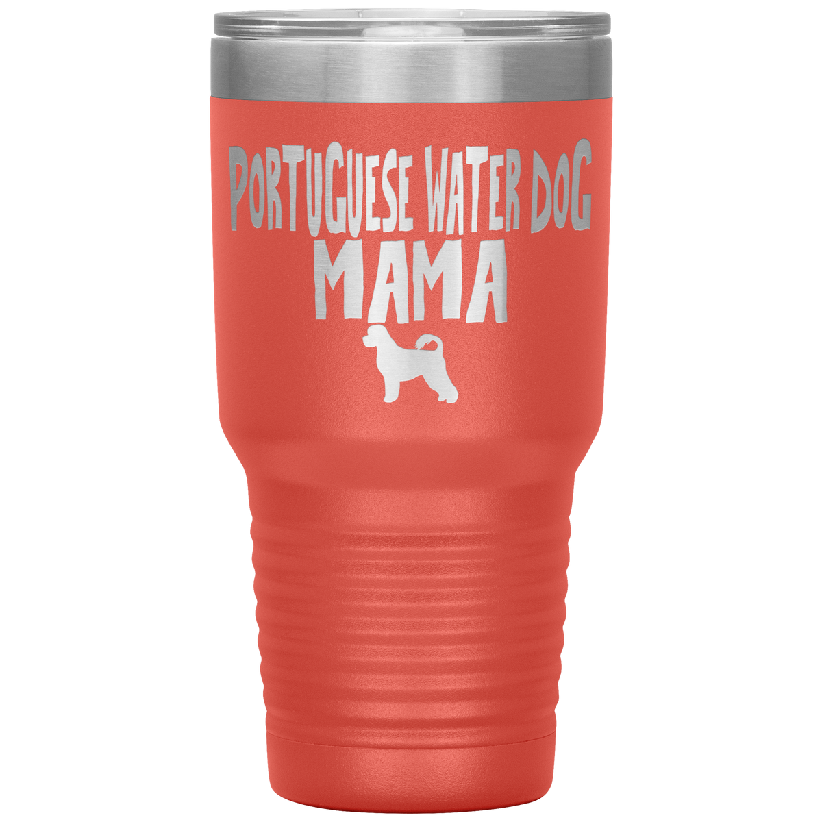 Portugese Water Dog Mama 30 Oz Vacuum Tumbler