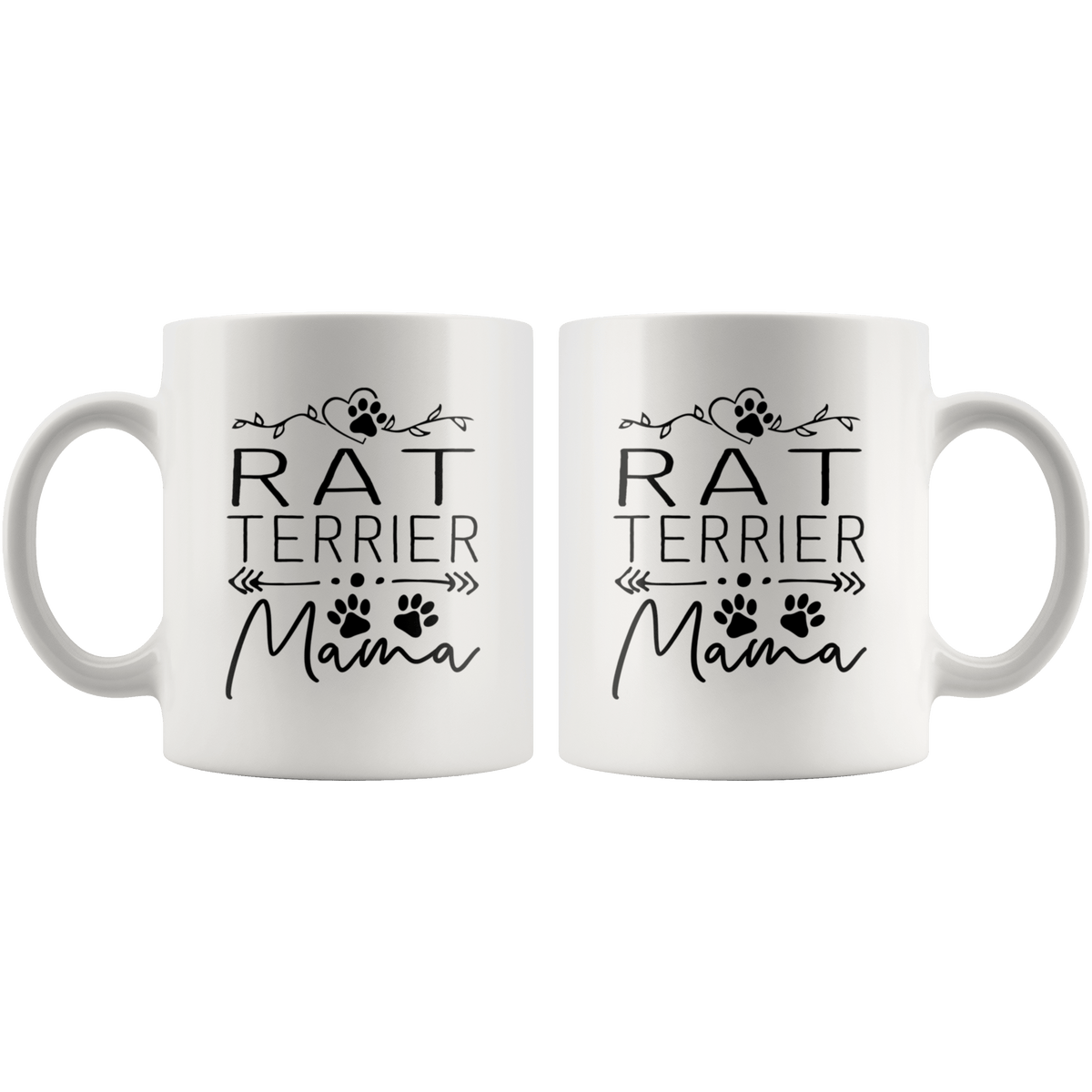 Rat Terrier Dog Mama Coffee / Tea Ceramic Mug - 11oz / 15oz Drinkware