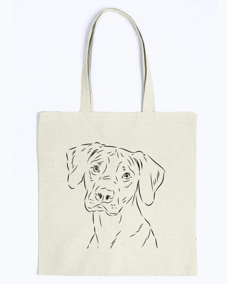 Rhodesian Ridgeback Doodle Dogs Canvas Tote Bag Accessories Natural / M