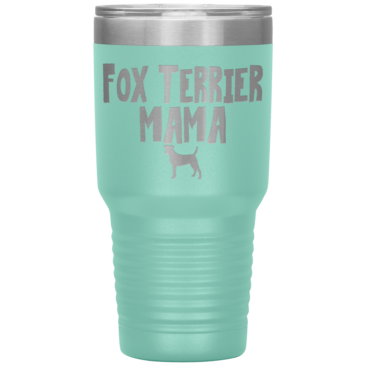 Fox Terrier Mama 30 Oz Vacuum Tumbler