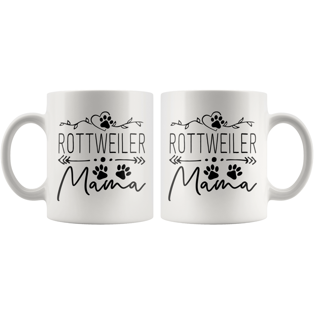 Rottweiler Dog Mama Coffee / Tea Ceramic Mug - 11oz / 15oz Drinkware
