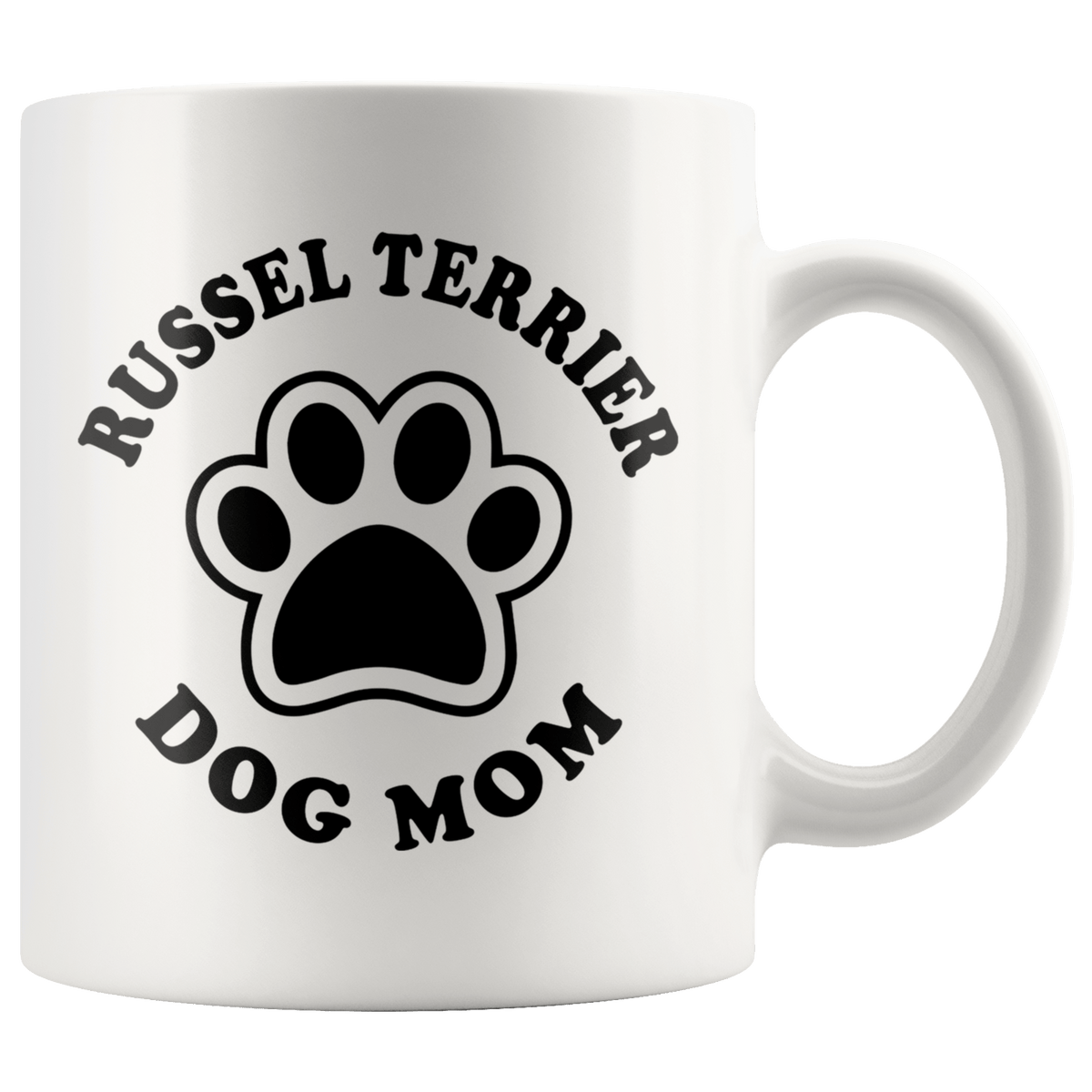 Russel Terrier Dog Mom Coffee / Tea Ceramic Mug - 11oz / 15oz Drinkware 11oz Mug