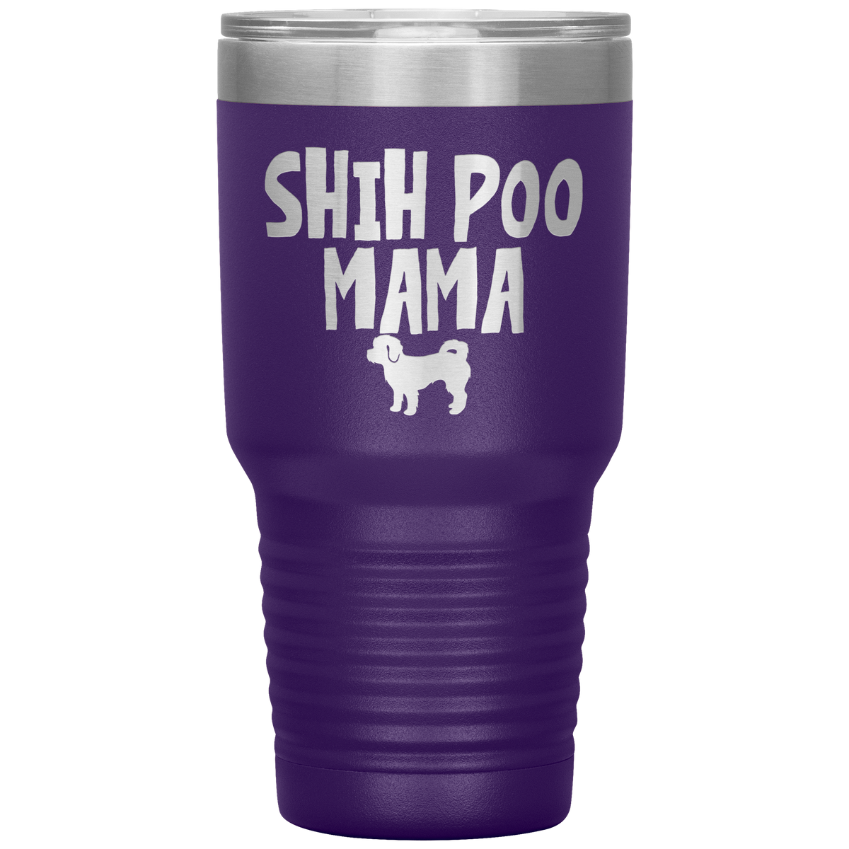 Shih Poo Mama 30 Oz Vacuum Tumbler