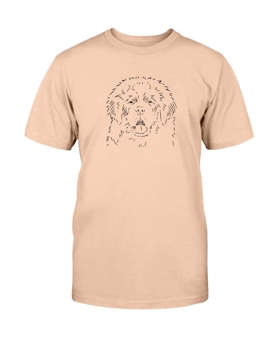 Saint Bernard Doodle Doggies Super Soft Unisex T-Shirt Shirts Sunset / S