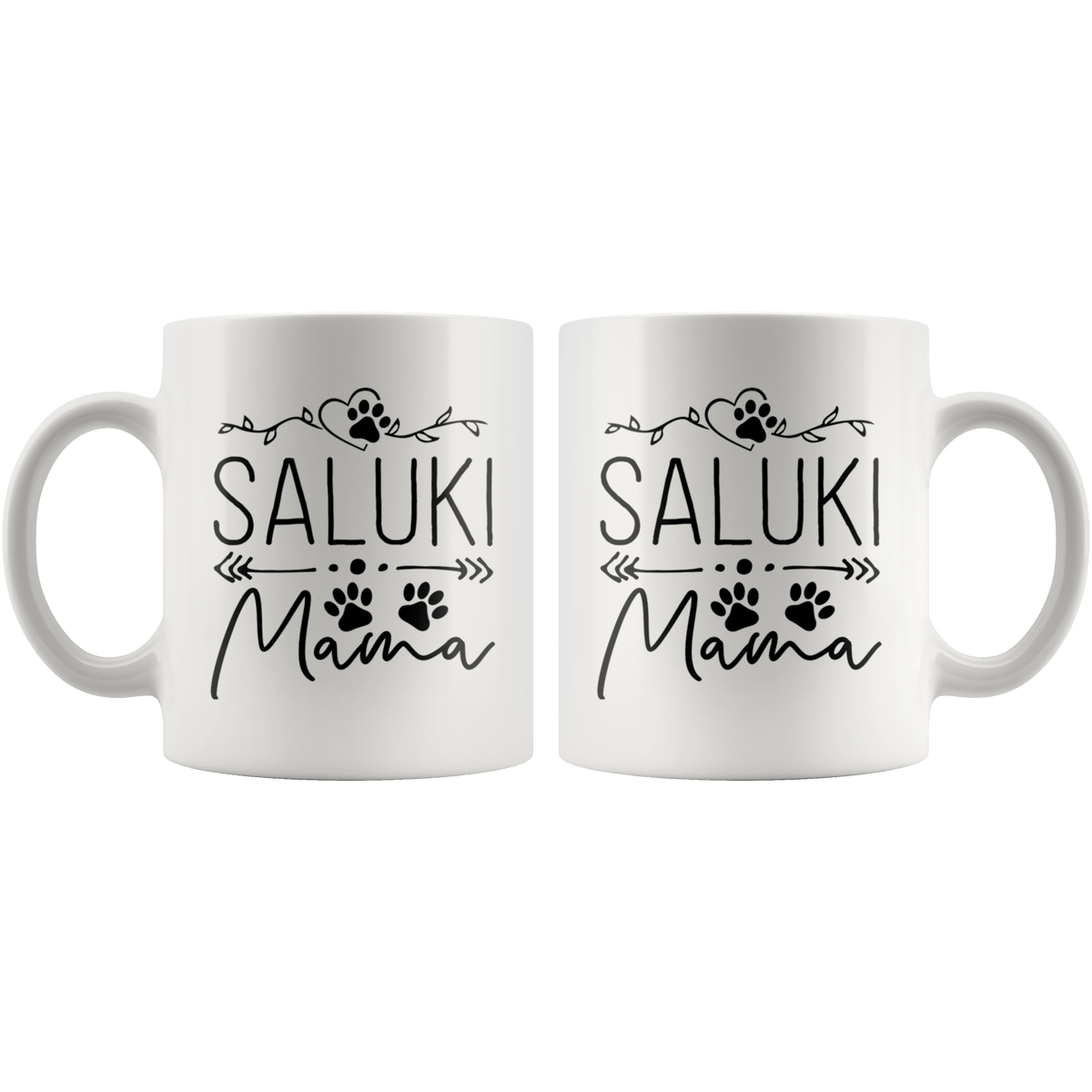 Saluki Dog Mama Coffee / Tea Ceramic Mug - 11oz / 15oz Drinkware