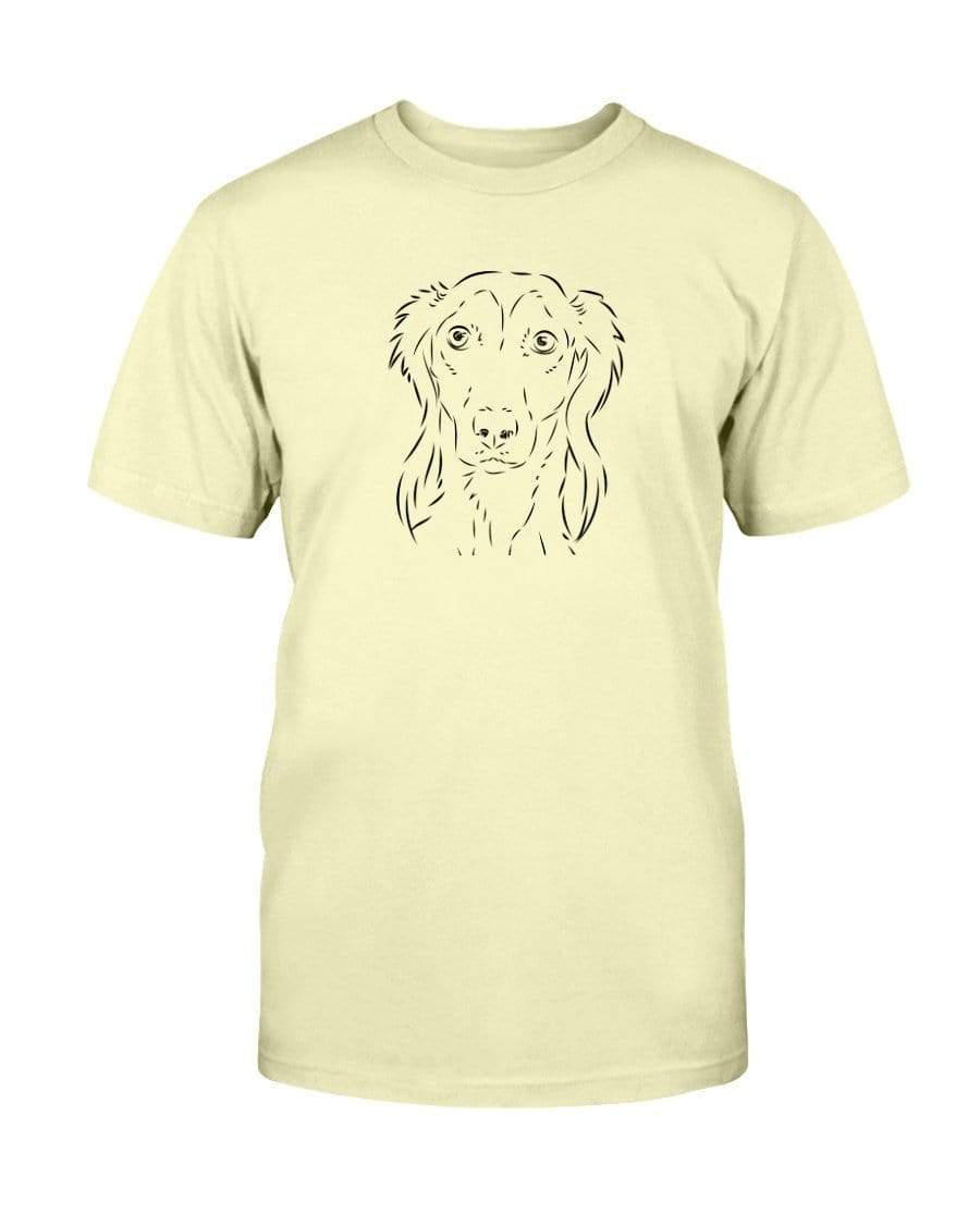 Saluki Doodle Doggies Super Soft Unisex T-Shirt Shirts Yellow / S