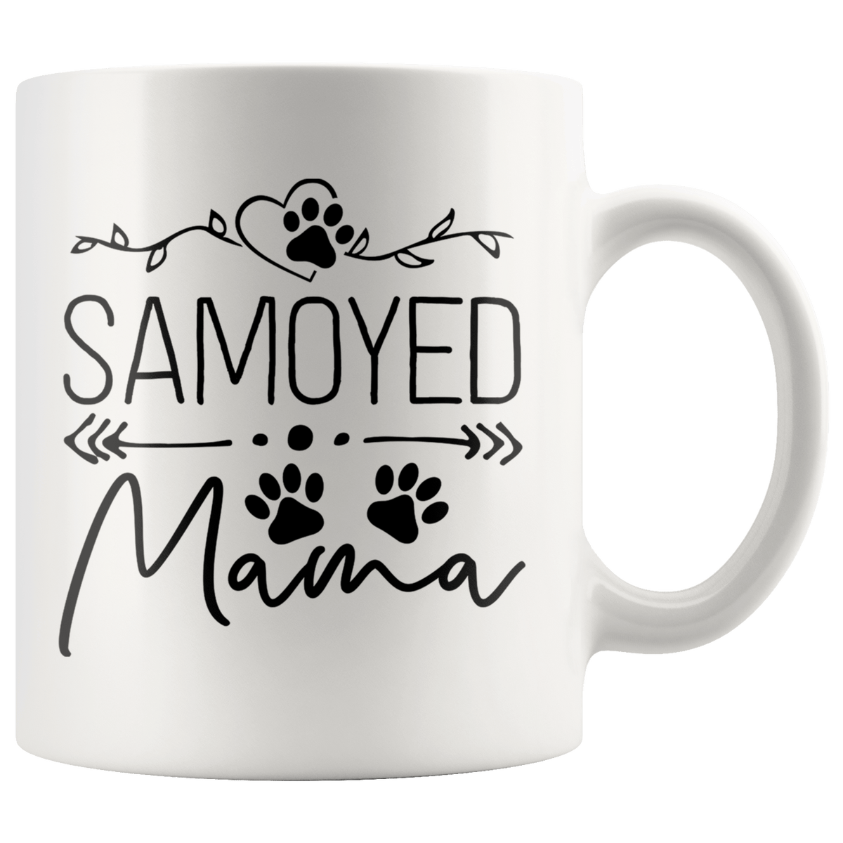 Samoyed Dog Mama Coffee / Tea Ceramic Mug - 11oz / 15oz Drinkware 11oz Mug