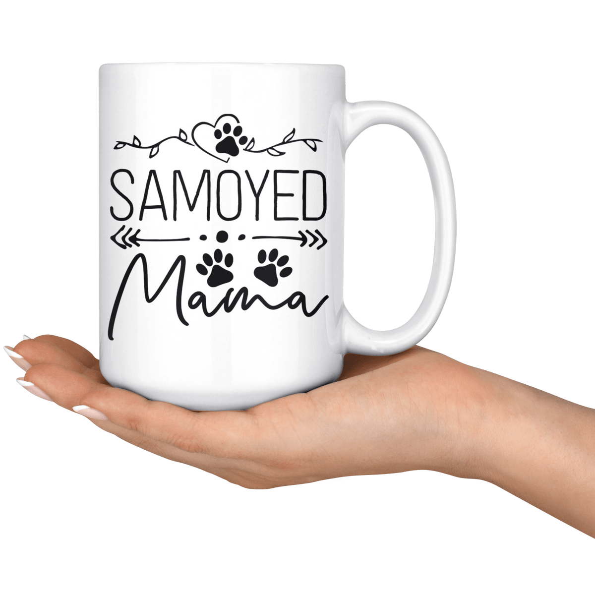 Samoyed Dog Mama Coffee / Tea Ceramic Mug - 11oz / 15oz Drinkware