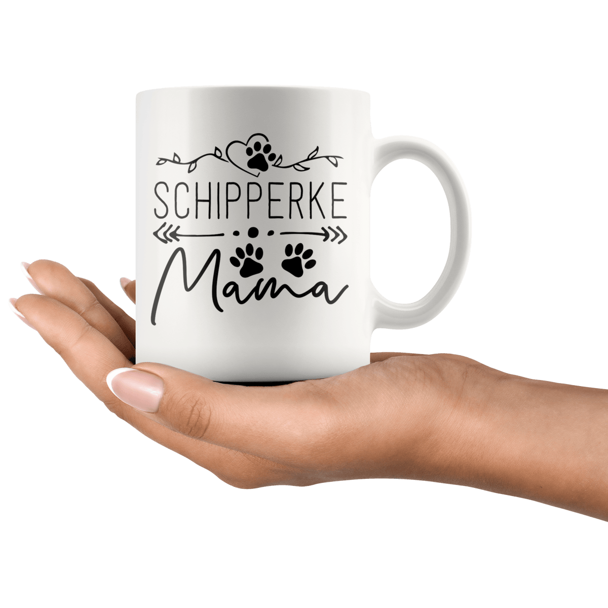 Schipperke Dog Mama Coffee / Tea Ceramic Mug - 11oz / 15oz Drinkware