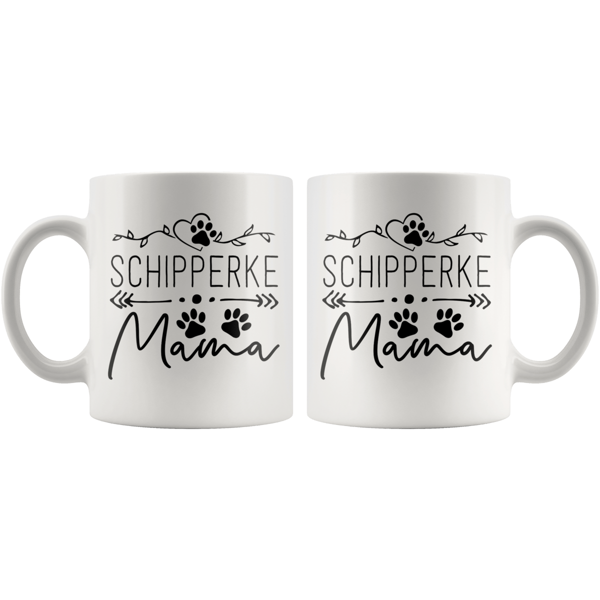 Schipperke Dog Mama Coffee / Tea Ceramic Mug - 11oz / 15oz Drinkware