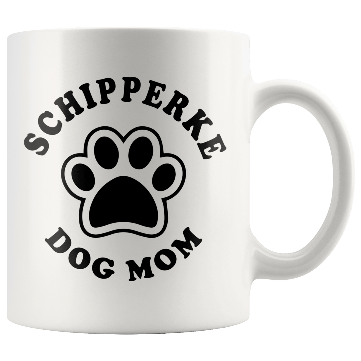 Schipperke Dog Mom Coffee / Tea Ceramic Mug - 11oz / 15oz Drinkware 11oz Mug