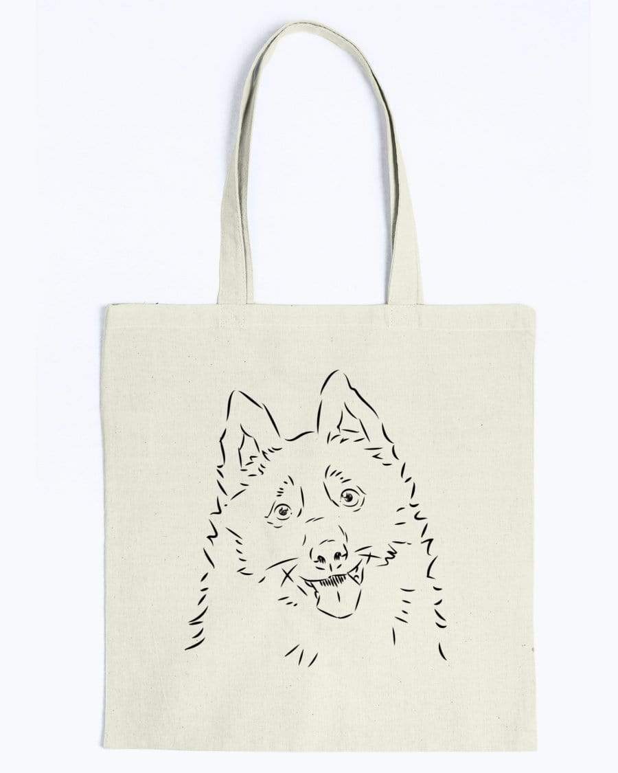 Schipperke Doodle Dogs Canvas Tote Bag Accessories Natural / M