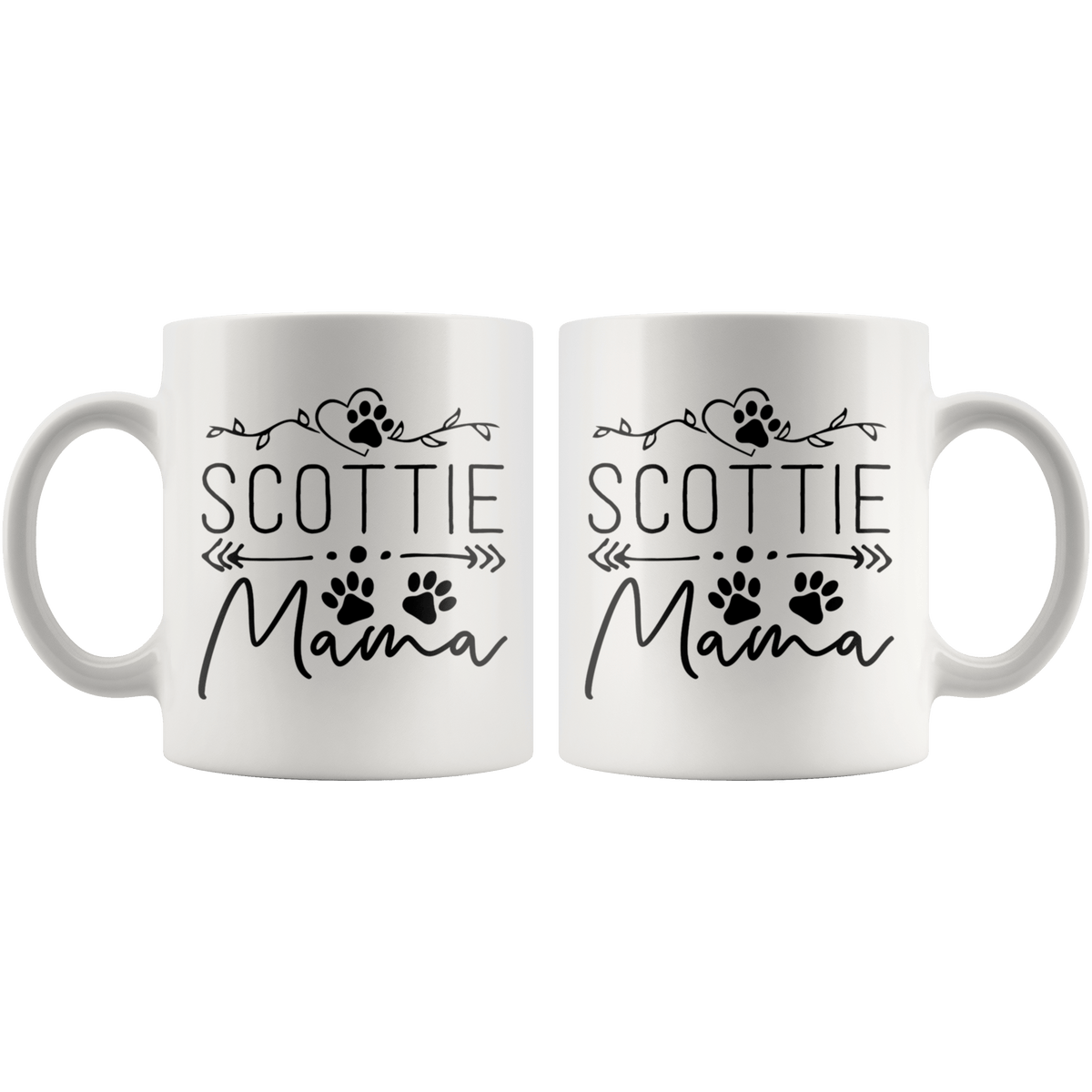 Scottish Terrier Dog Mama Coffee / Tea Ceramic Mug - 11oz / 15oz Drinkware