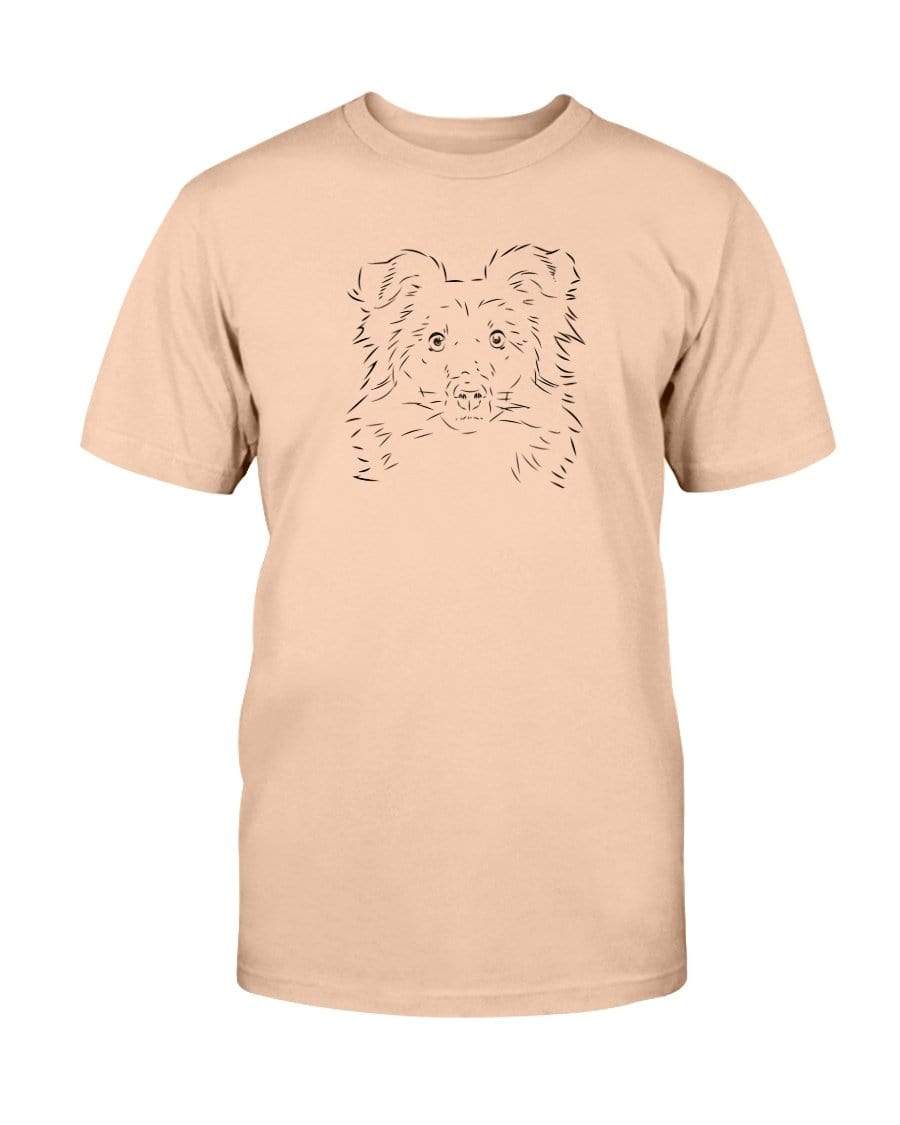 Shetland Sheepdog Doodle Doggies Super Soft Unisex T-Shirt Shirts Sunset / S