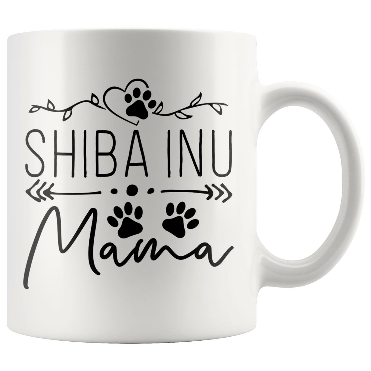 Shiba Inu Dog Mama Coffee / Tea Ceramic Mug - 11oz / 15oz Drinkware 11oz Mug