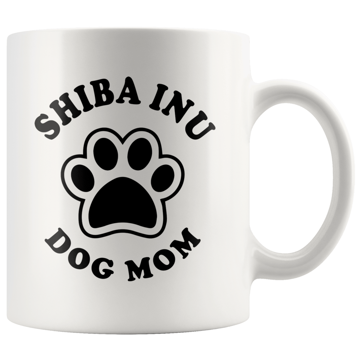 Shiba Inu Dog Mom Coffee / Tea Ceramic Mug - 11oz / 15oz Drinkware 11oz Mug