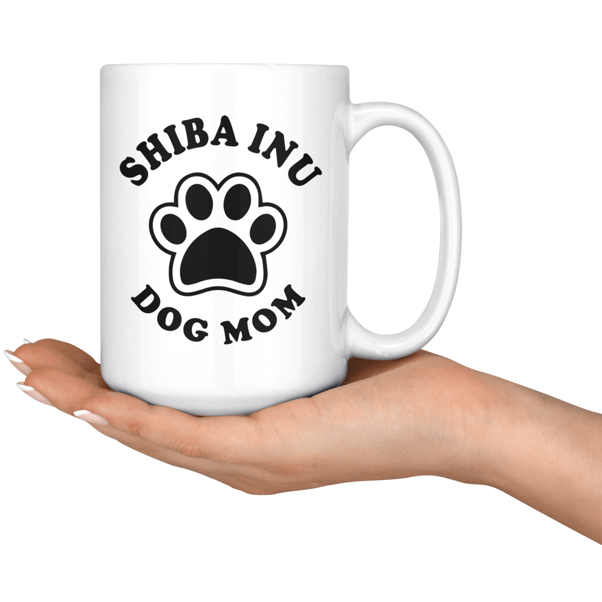 Shiba Inu Dog Mom Coffee / Tea Ceramic Mug - 11oz / 15oz Drinkware
