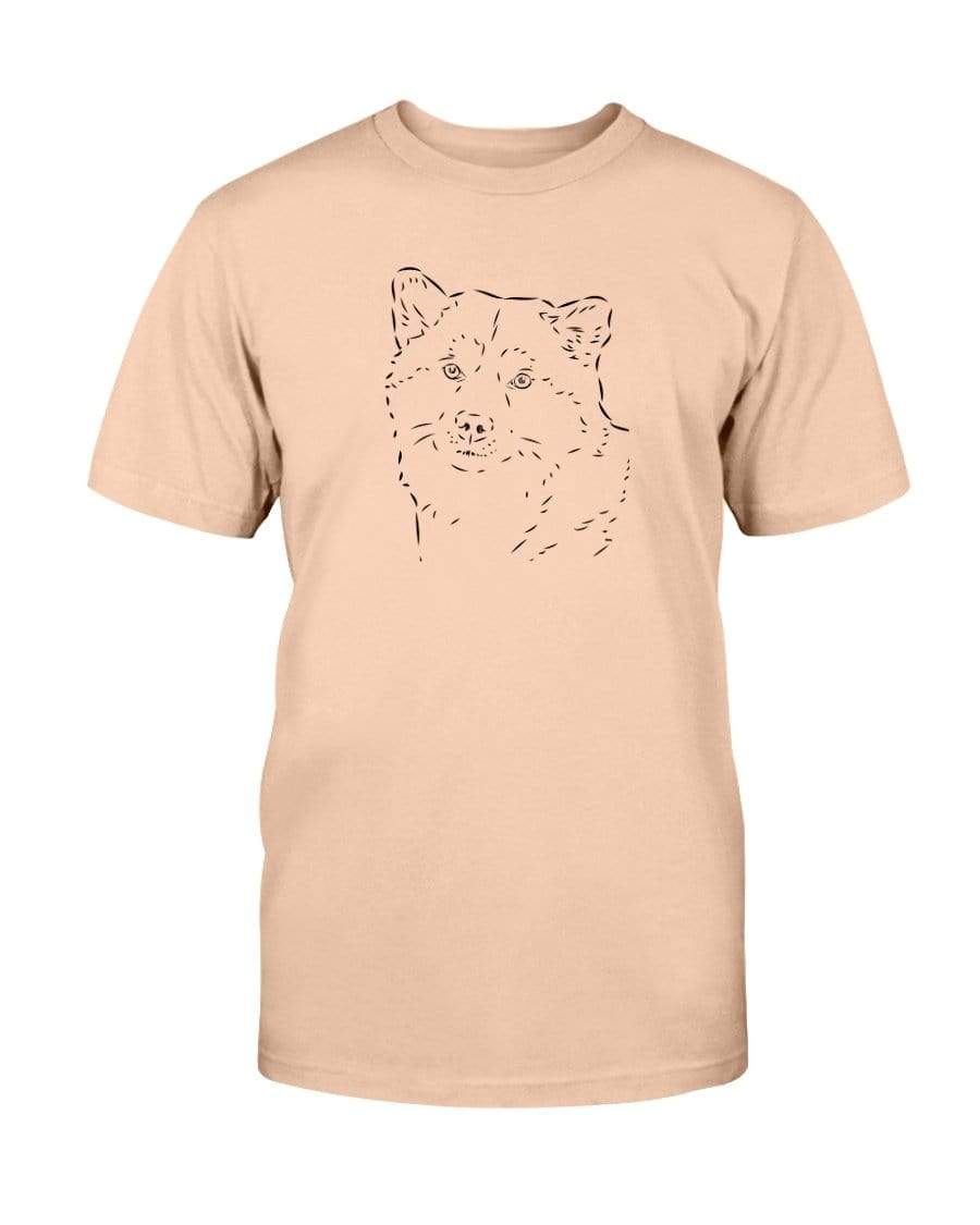Shiba Inu Doodle Doggies Super Soft Unisex T-Shirt Shirts Sunset / S