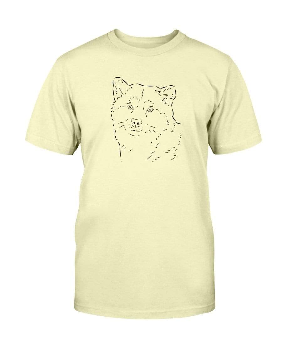 Shiba Inu Doodle Doggies Super Soft Unisex T-Shirt Shirts Yellow / S
