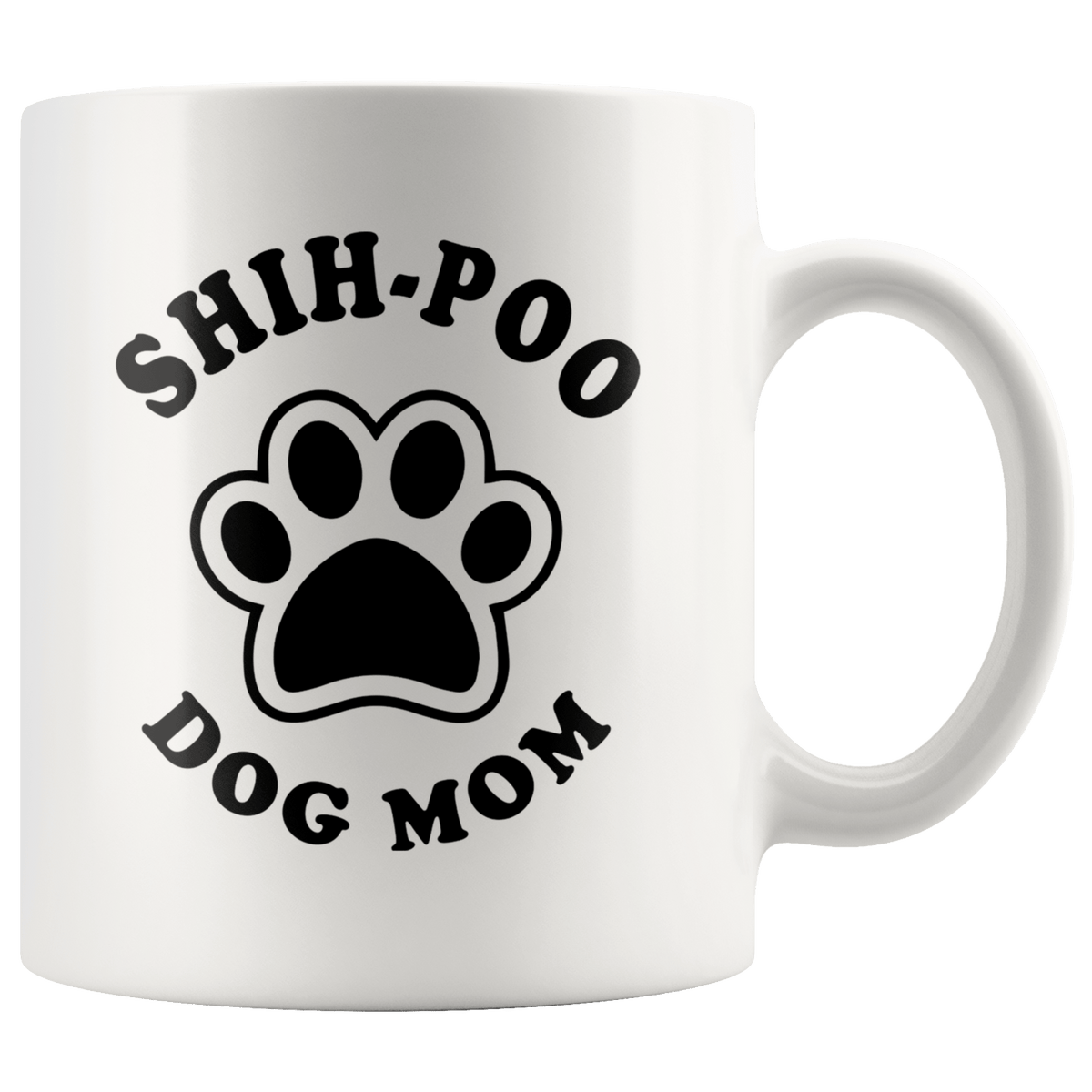 Shih-Poo Dog Mom Coffee / Tea Ceramic Mug - 11oz / 15oz Drinkware 11oz Mug