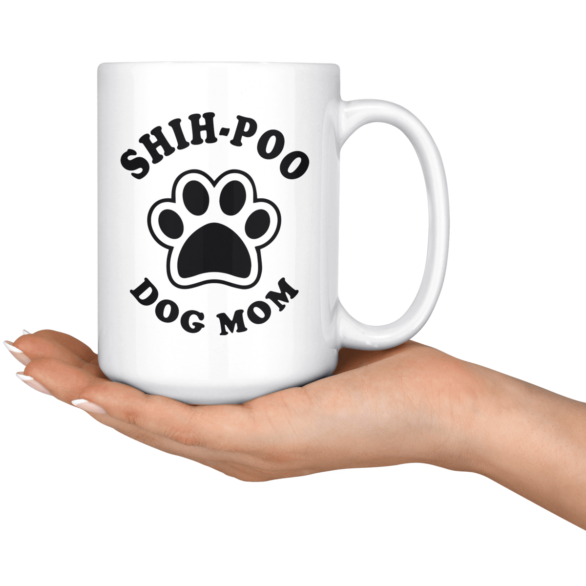Shih-Poo Dog Mom Coffee / Tea Ceramic Mug - 11oz / 15oz Drinkware