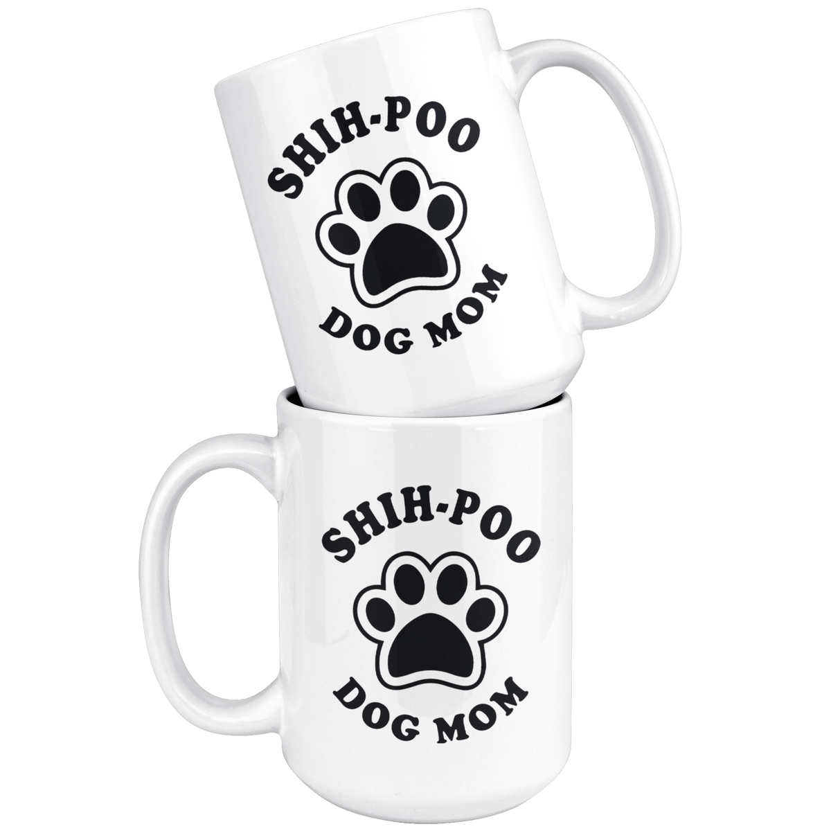 Shih-Poo Dog Mom Coffee / Tea Ceramic Mug - 11oz / 15oz Drinkware