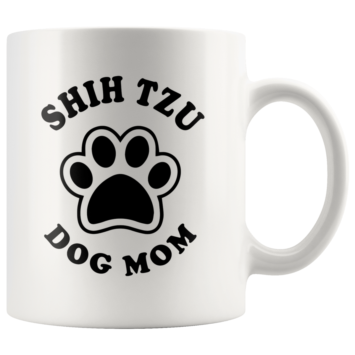 Shih Tzu Dog Mom Coffee / Tea Ceramic Mug - 11oz / 15oz Drinkware 11oz Mug