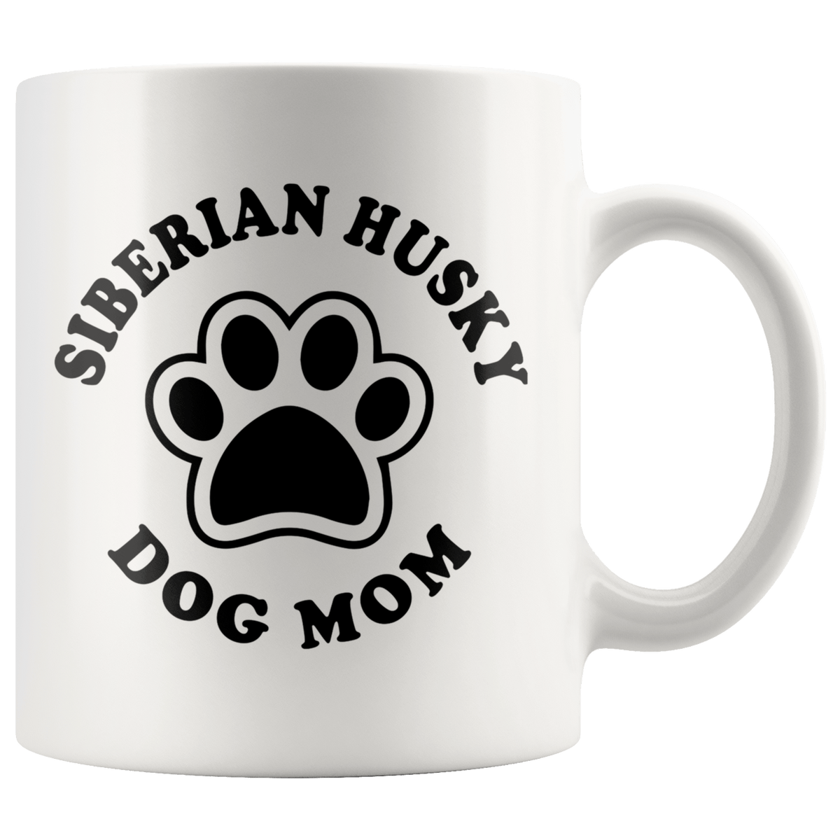 Siberian Husky Dog Mom Coffee / Tea Ceramic Mug - 11oz / 15oz Drinkware 11oz Mug