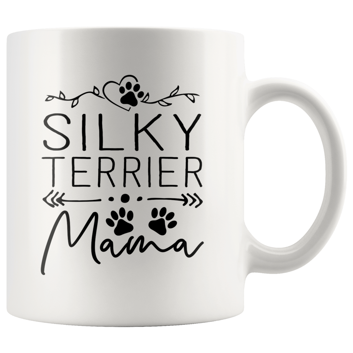 Silky Terrier Dog Mama Coffee / Tea Ceramic Mug - 11oz / 15oz Drinkware 11oz Mug