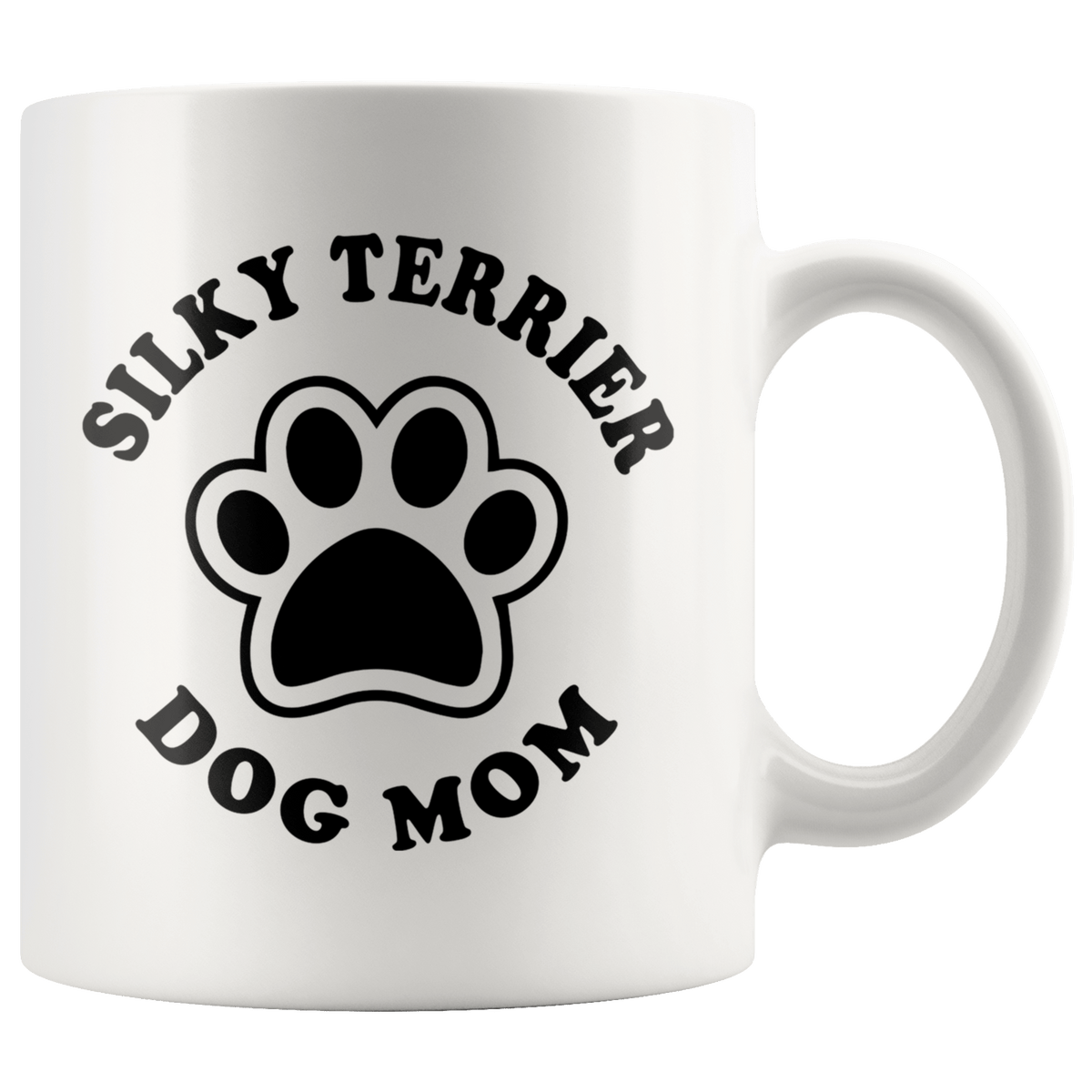 Silky Terrier Dog Mom Coffee / Tea Ceramic Mug - 11oz / 15oz Drinkware 11oz Mug