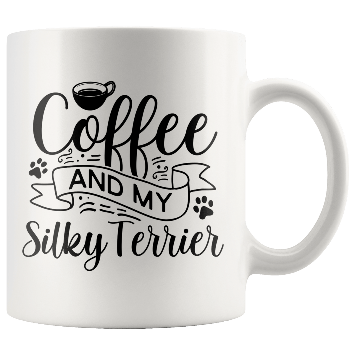 Skye Terrier Coffee and my Dog Coffee / Tea Ceramic Mug - 11oz / 15oz Drinkware 11oz Mug