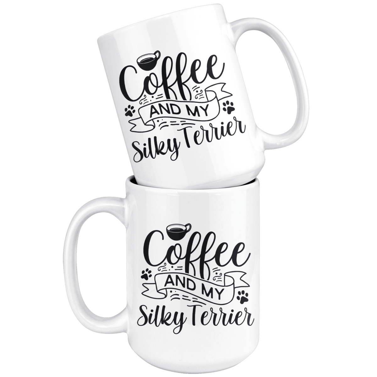 Skye Terrier Coffee and my Dog Coffee / Tea Ceramic Mug - 11oz / 15oz Drinkware