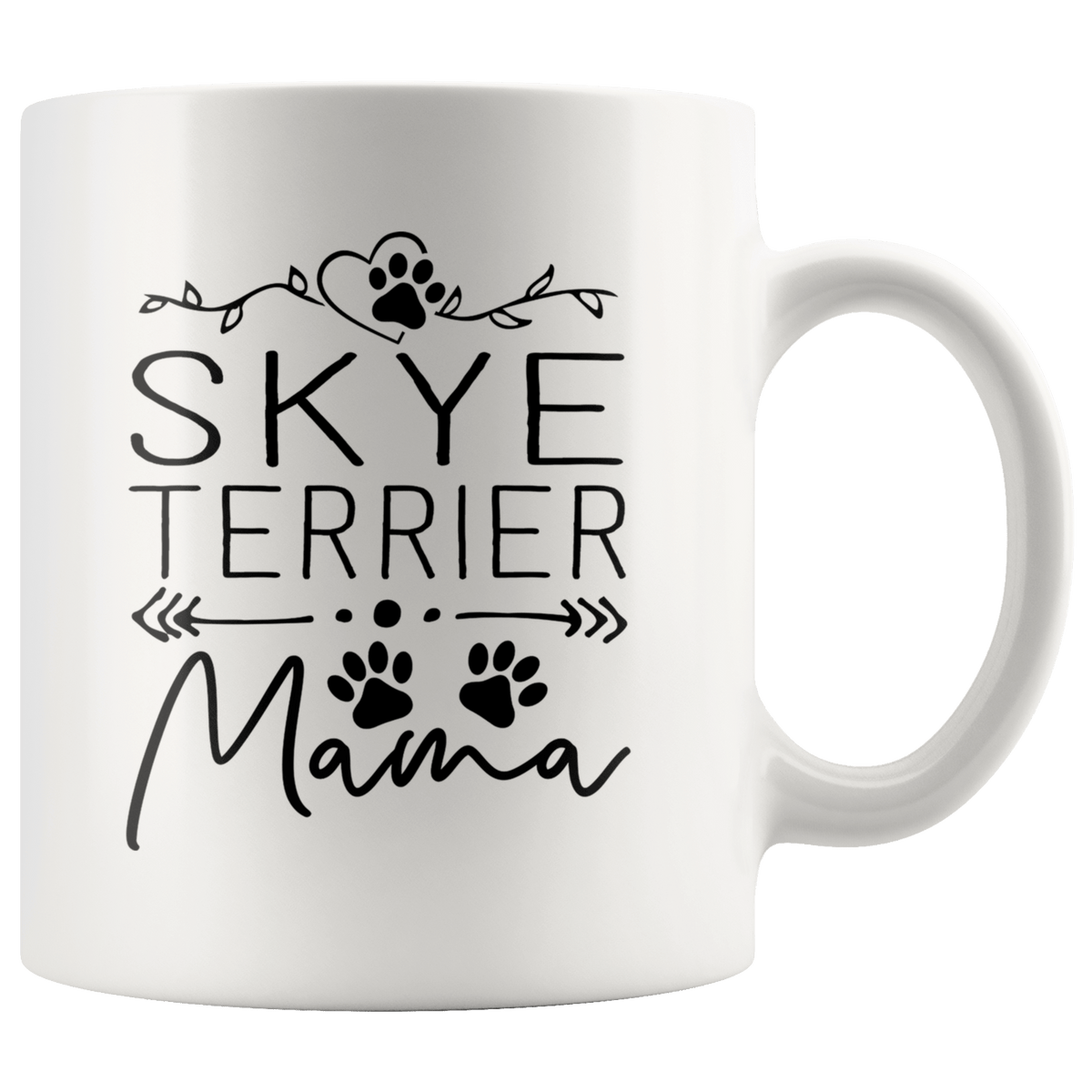 Skye Terrier Dog Mama Coffee / Tea Ceramic Mug - 11oz / 15oz Drinkware 11oz Mug