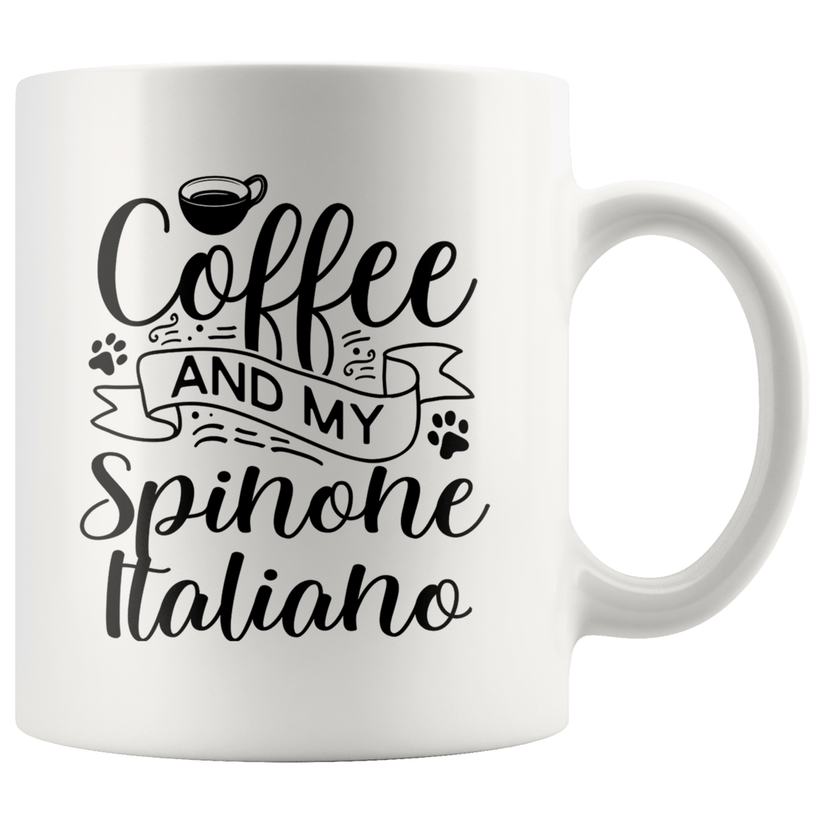 Spinone Italiano Coffee and my Dog Coffee / Tea Ceramic Mug - 11oz / 15oz Drinkware 11oz Mug