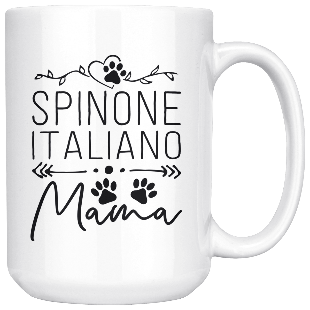 Spinone Italiano Dog Mama Coffee / Tea Ceramic Mug - 11oz / 15oz Drinkware 15oz Mug