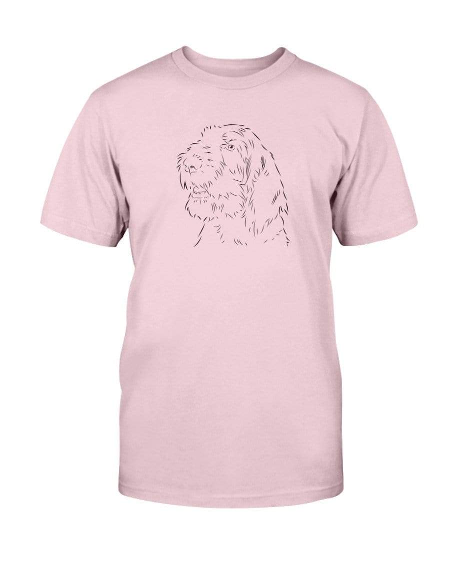 Spinone Italiano Doodle Doggies Super Soft Unisex T-Shirt Shirts Pink / S