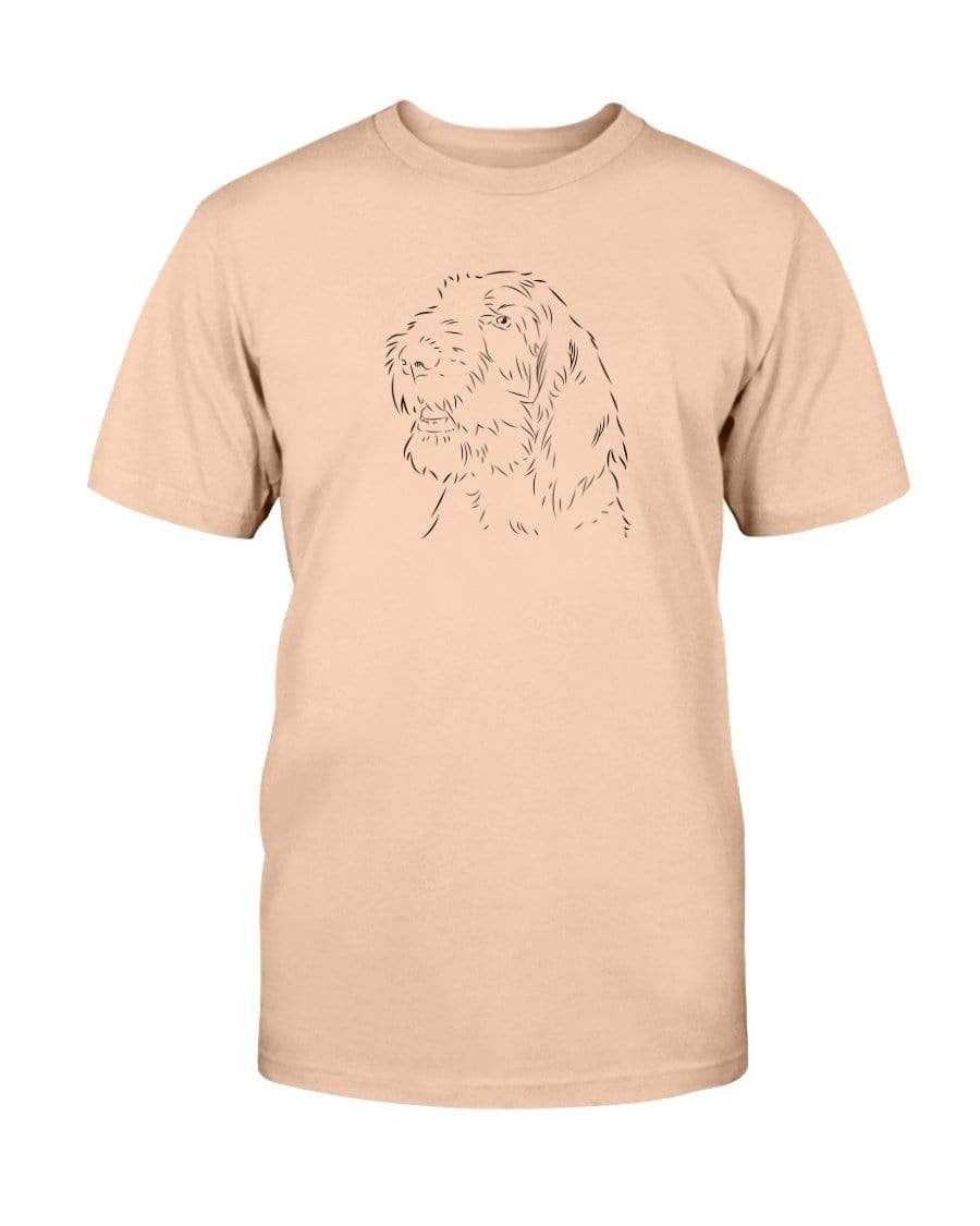 Spinone Italiano Doodle Doggies Super Soft Unisex T-Shirt Shirts Sunset / S
