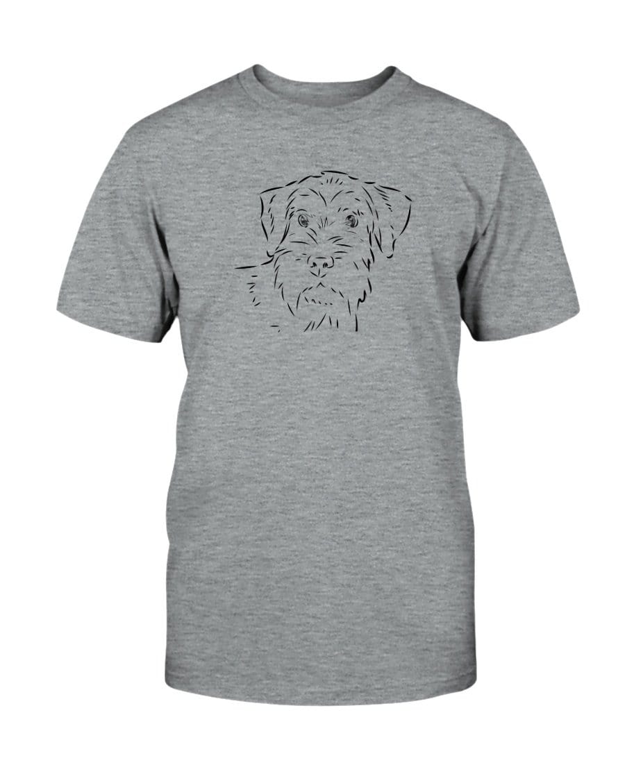 Standard Schnauzer Doodle Doggies Super Soft Unisex T-Shirt Shirts Athletic Heather / S