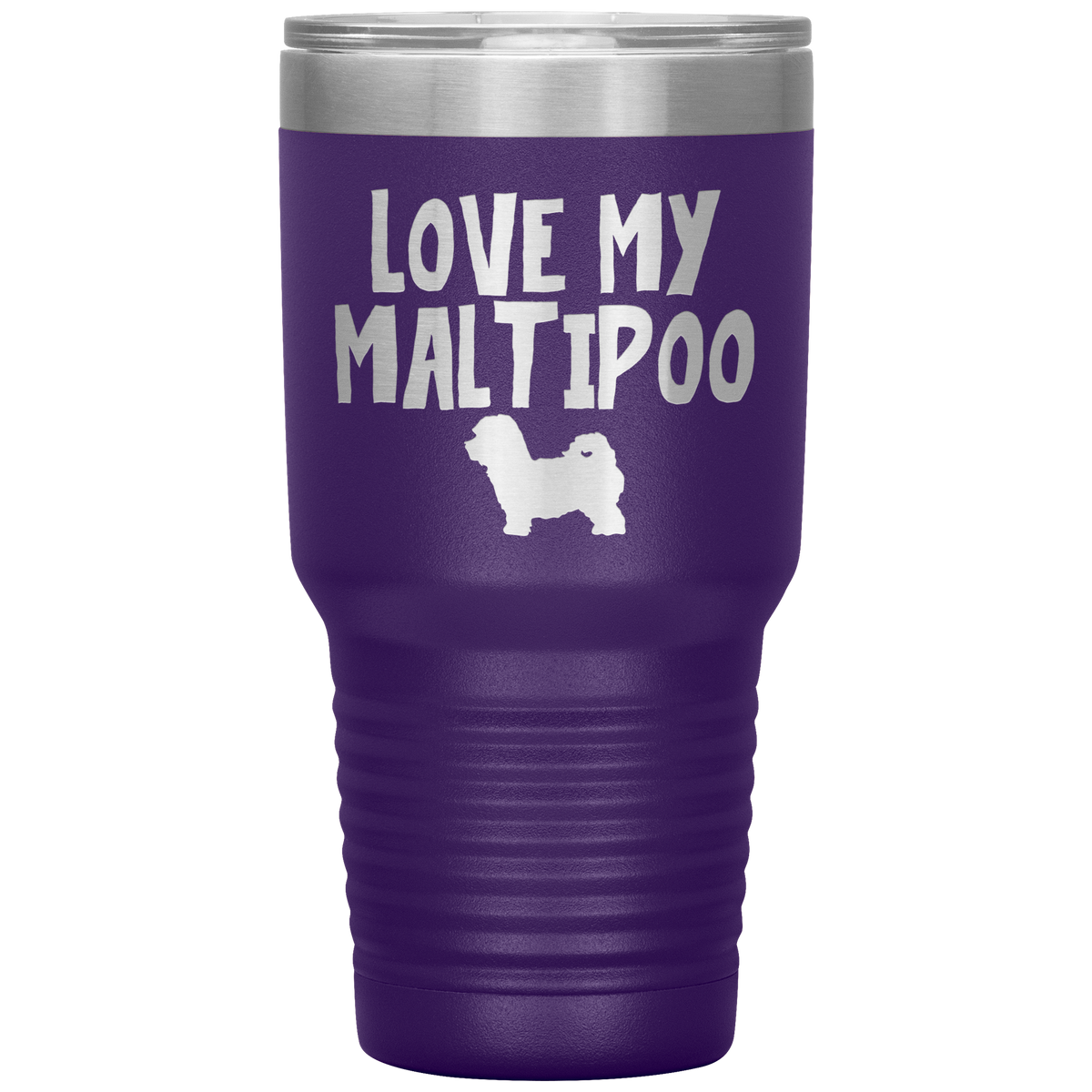 Love My Maltipoo 30 Oz Vacuum Tumbler