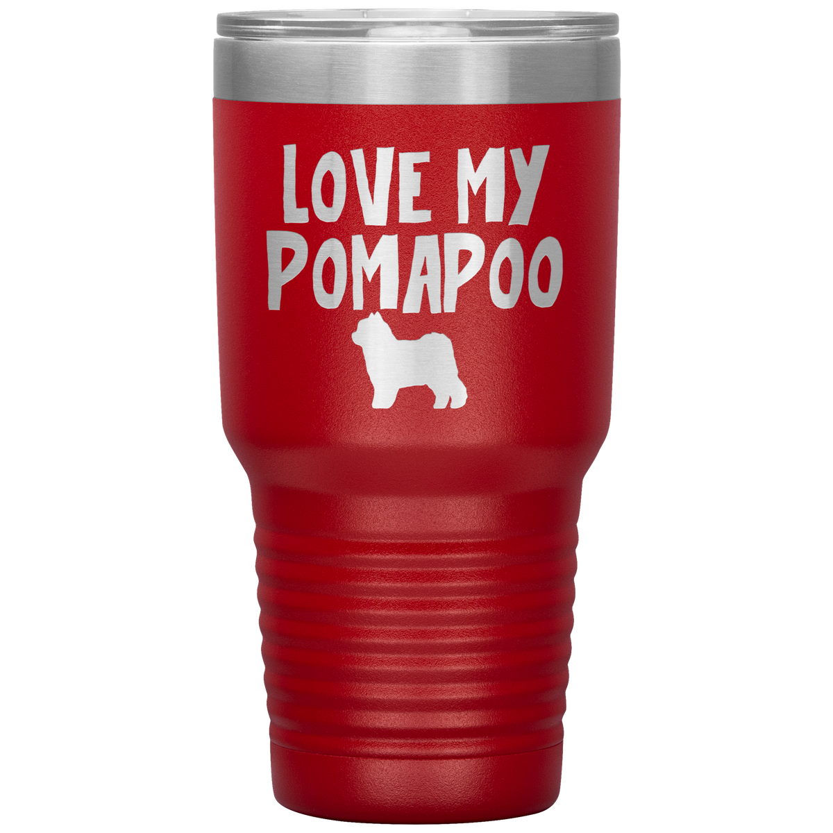 Love My Pomapoo 30 Oz Vacuum Tumbler