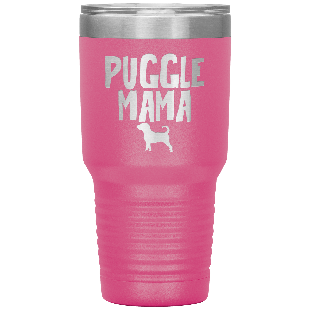 Puggle Mama 30 Oz Vacuum Tumbler