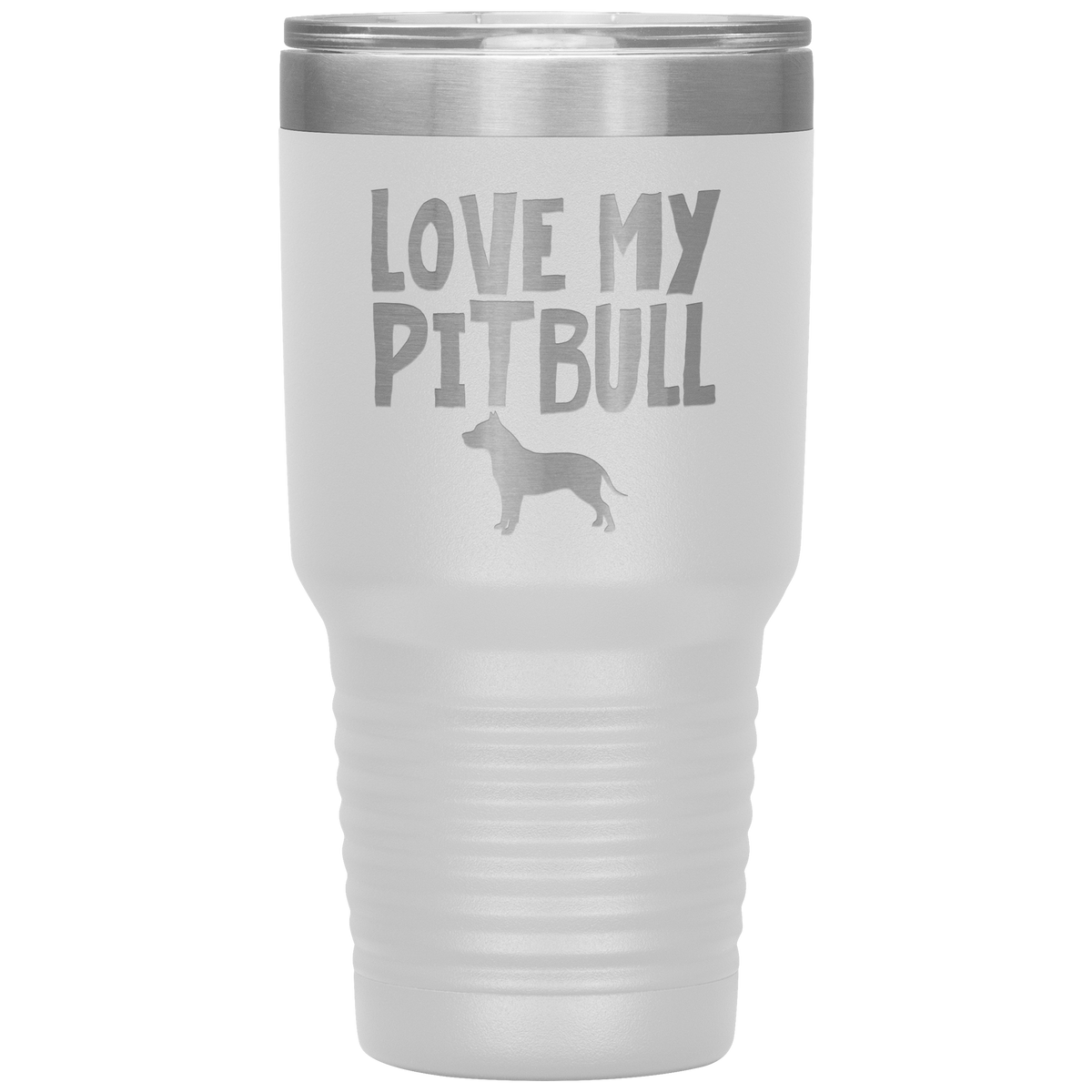 Love My Pitbull 30 Oz Vacuum Tumbler