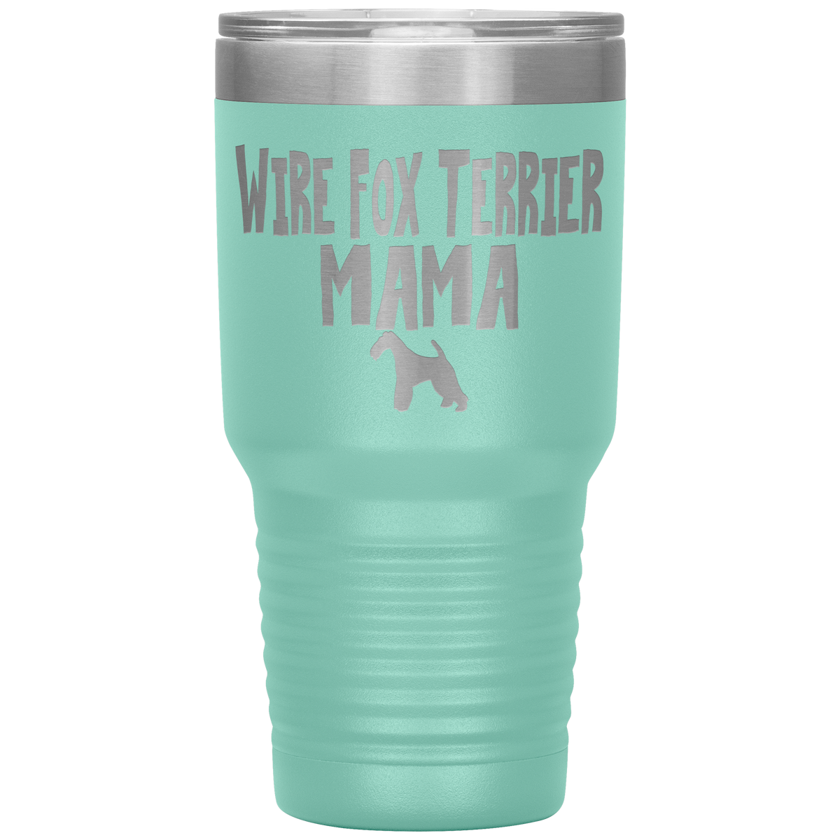 Wire Fox Terrier Mama 30 Oz Vacuum Tumbler