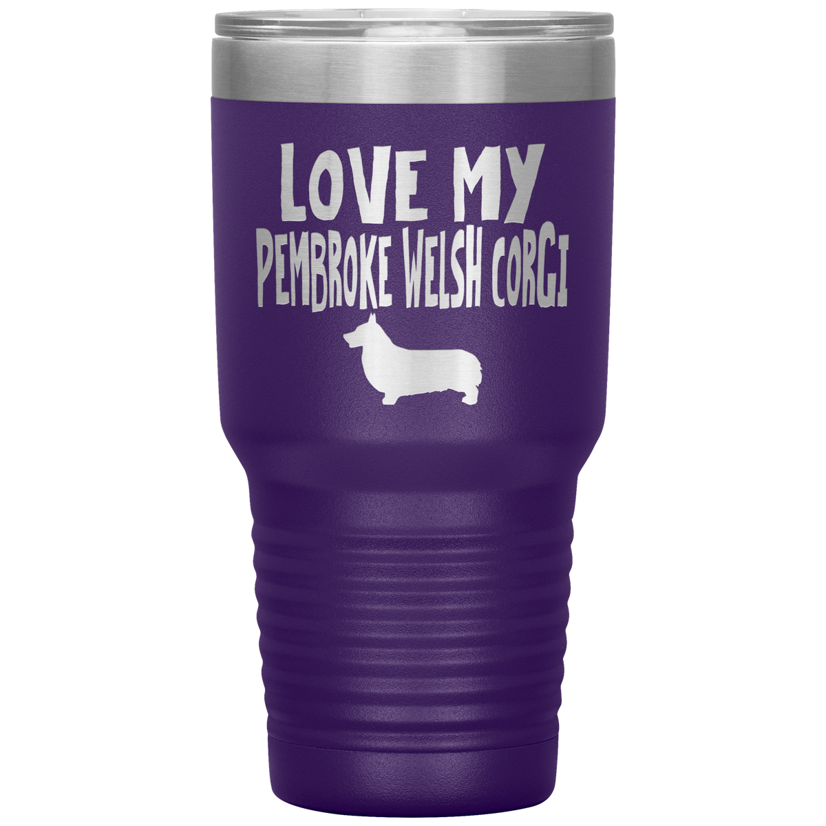 Love My Pembroke Welsh Corgi 30 Oz Vacuum Tumbler