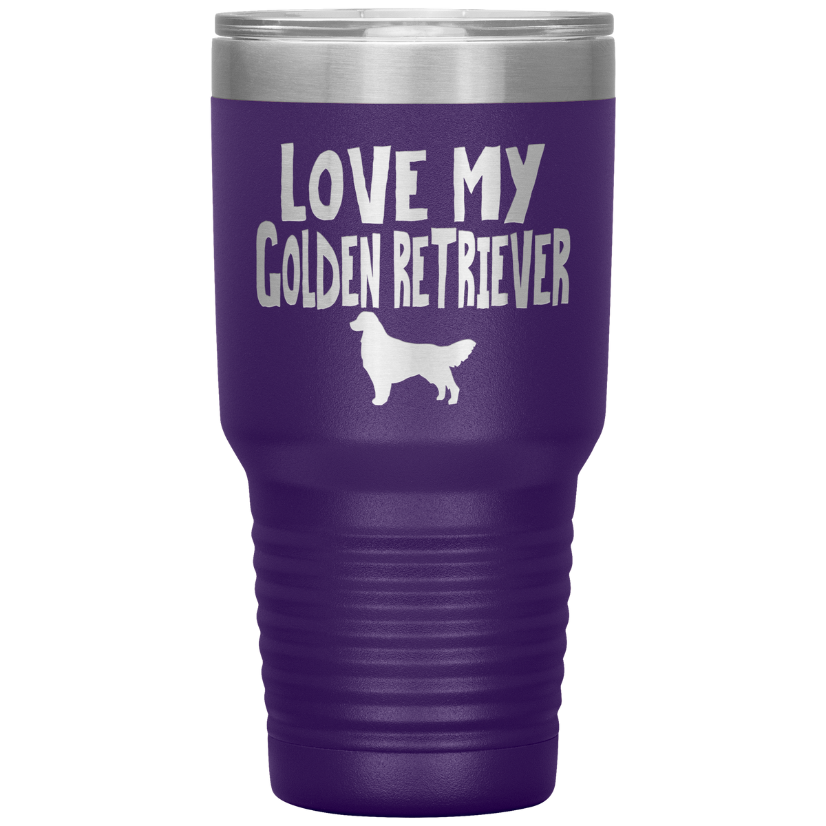 Love My Golden Retriever 30 Oz Vacuum Tumbler