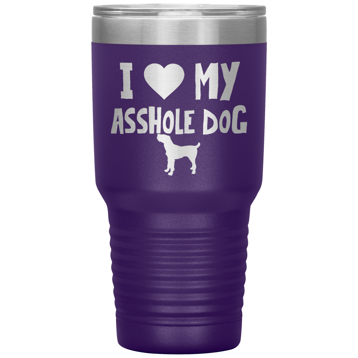 I Love My Asshole Spinone Italiano Dog 30 Oz Vacuum Tumbler
