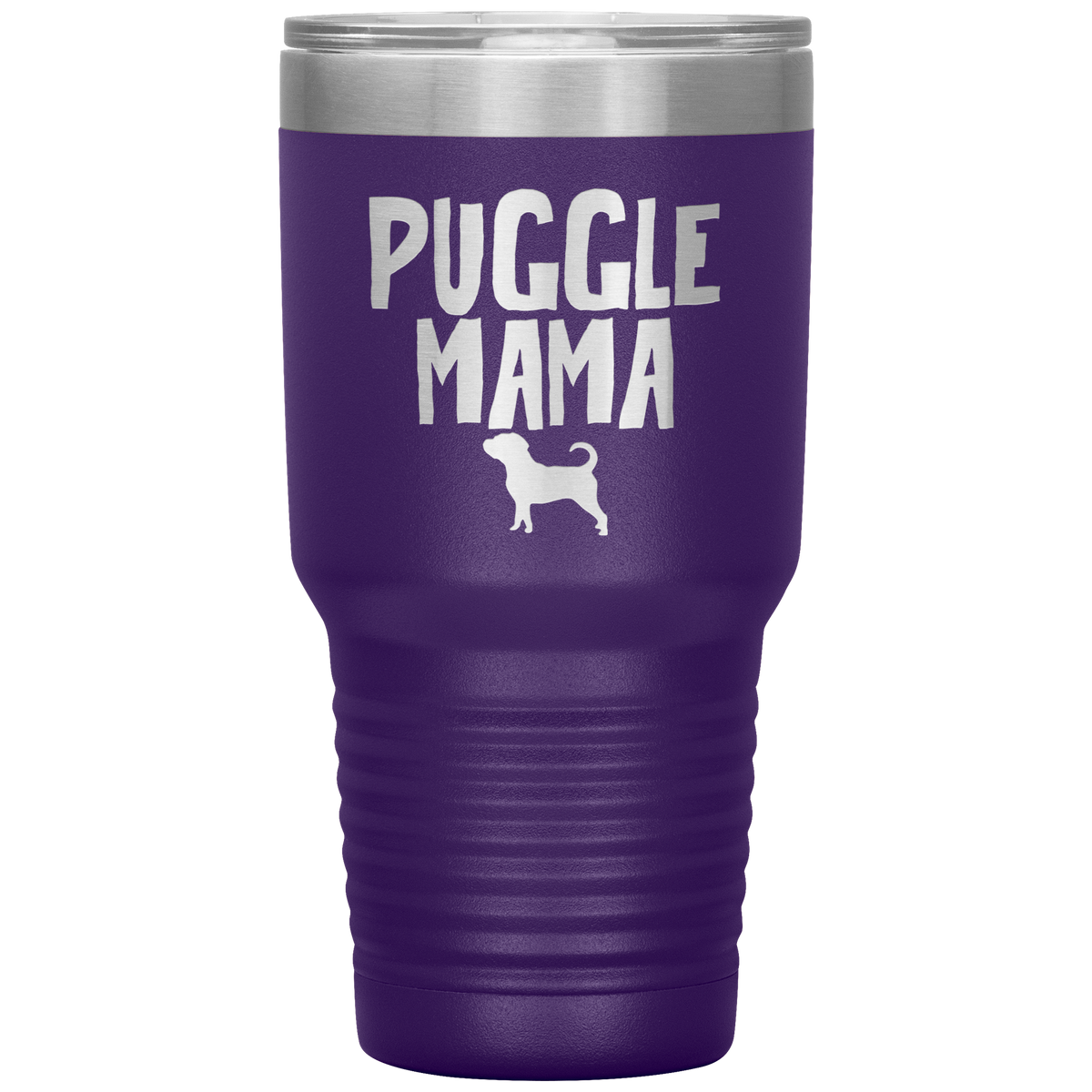 Puggle Mama 30 Oz Vacuum Tumbler