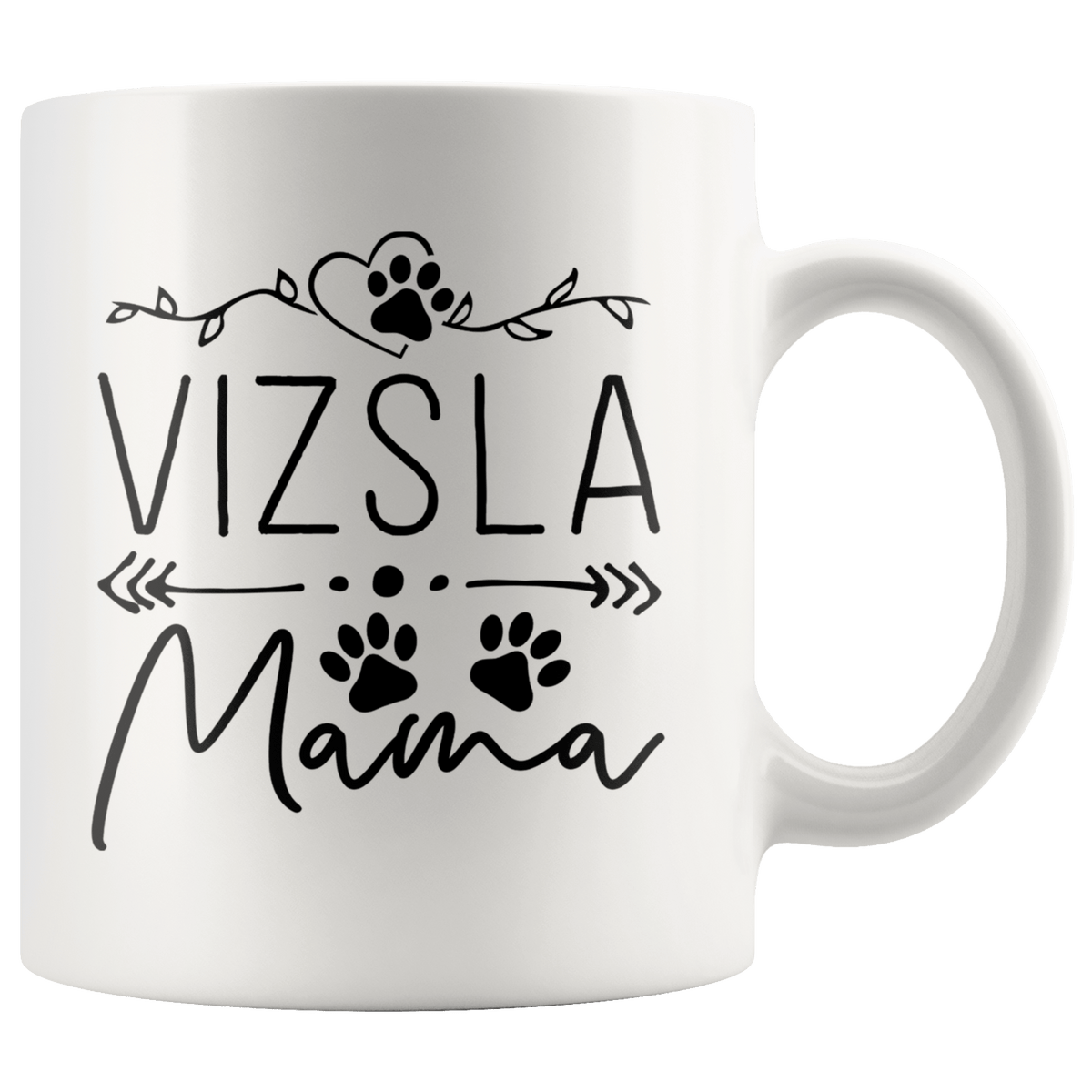 Vizsla Dog Mama Coffee / Tea Ceramic Mug - 11oz / 15oz Drinkware 11oz Mug