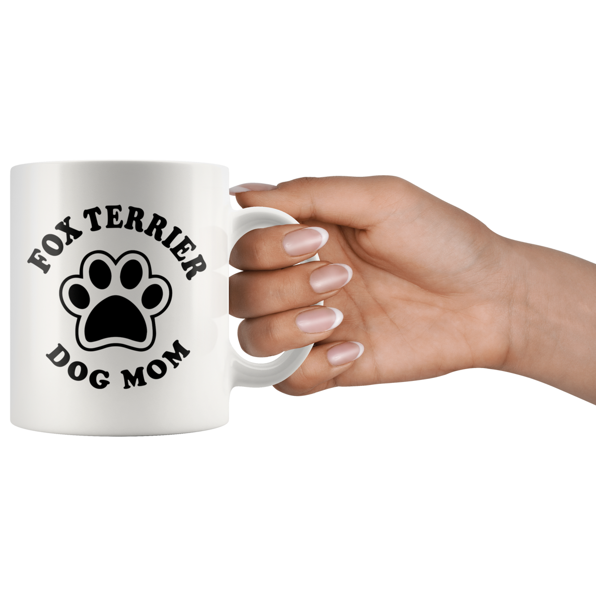 Fox Terrier Dog Mom Coffee / Tea Ceramic Mug - 11oz / 15oz