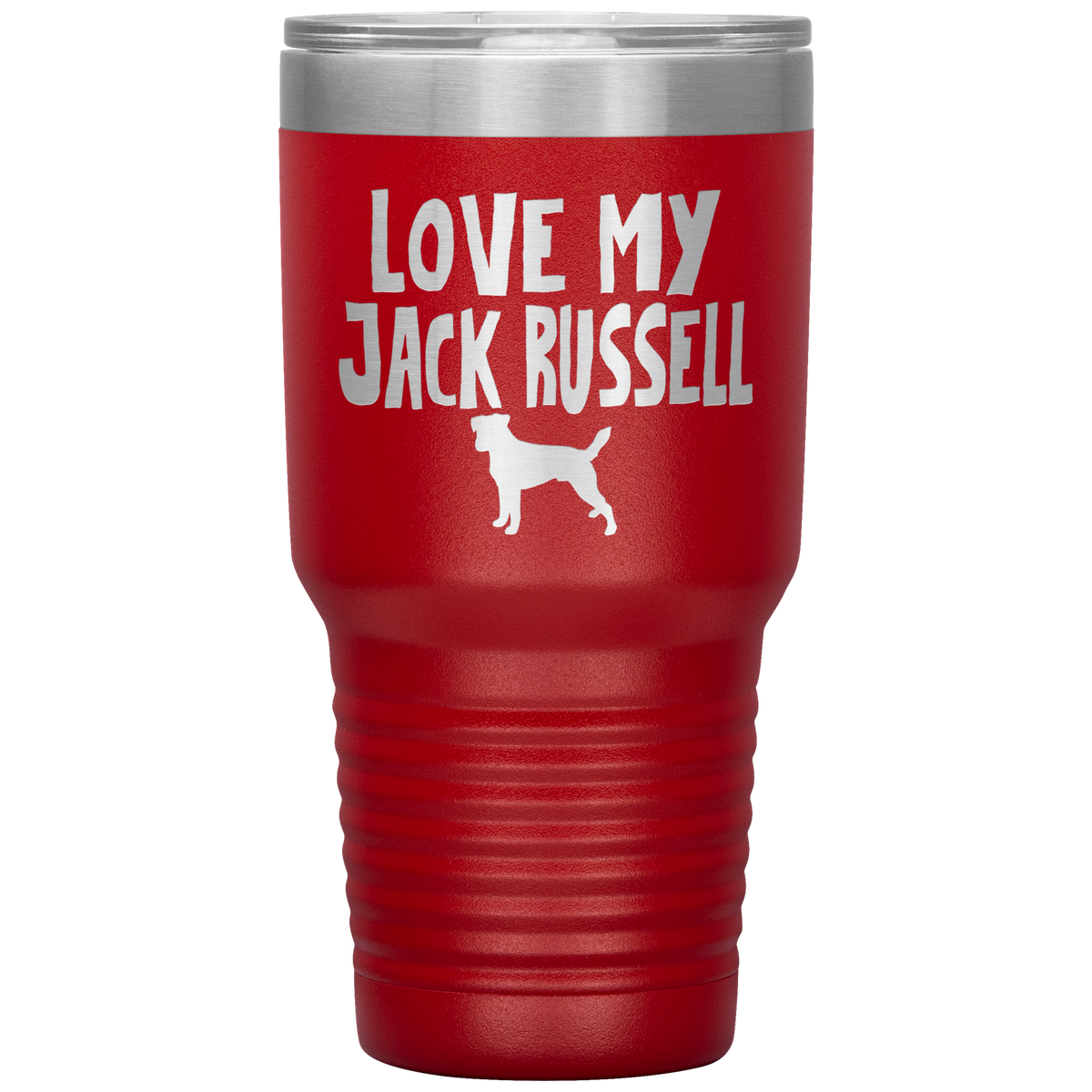 Love My Jack Russell 30 Oz Vacuum Tumbler
